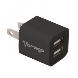 CARGADOR DE PARED VORAGO AU-106 NEGRO