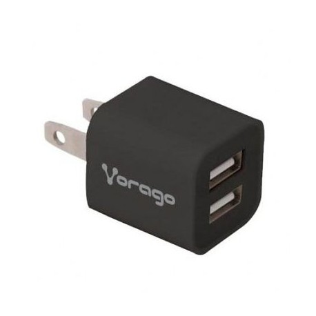 CARGADOR DE PARED VORAGO AU-106 NEGRO