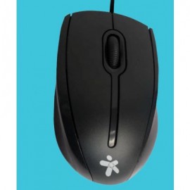 MOUSE STYLOS ALAMBRICO COLOR NEGRO 3 BOTONES USB (STPMOC4B)