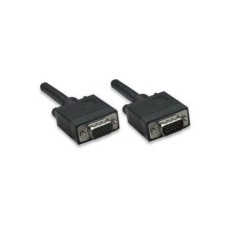 CABLE MANHATTAN SVGA HD15 MACHO A HD15 HEMBRA 7.5M NEGRO 327015