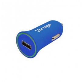 CARGADOR PARA AUTO VORAGO AU-101-BL CON 1 PUERTO USB AZUL