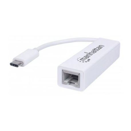 ADAPTADOR USB TIPO C A RJ45 GIGABIT MANHATTAN 507585