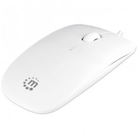 MOUSE MANHATTAN OPTICO SILHOUETTE USB 1000DPI BLANCO 178815