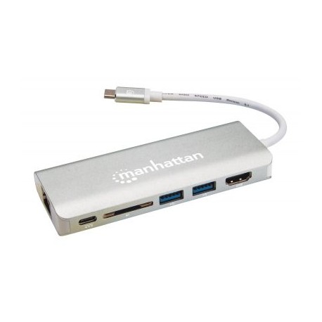 DOCKING USB TIPO-C 6 EN 1 MANHATTAN 152075