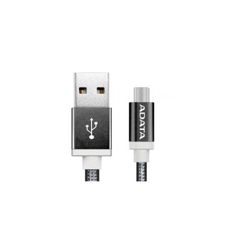 CABLE MICRO USB ADATA 1M USB A MICRO-USB B NEGRO AMUCAL-100CMK-CBK