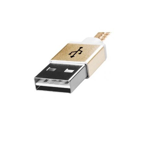 CABLE MICRO USB ADATA 1M USB A MICRO-USB B ORO AMUCAL-100CMK-CGD