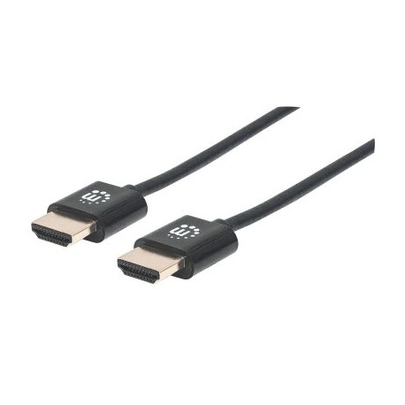 CABLE HDMI MANHATTAN 2.0 ULTRADELGADO M-M 3.0M BL 394376