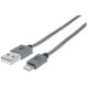 CABLE MANHATTAN ILYNK LAGHTNING MACHO/MACHO 8 PINES GRIS 394345