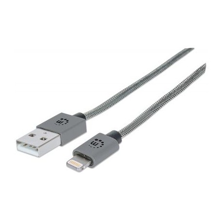 CABLE MANHATTAN ILYNK LAGHTNING MACHO/MACHO 8 PINES GRIS 394345