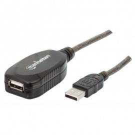 CABLE USB MANHATTAN V2.0 EXT. ACTIVA 10.0M BOLSA 151573