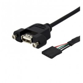 CABLE USB IDC HEMBRA - USB A HEMBRA 91CM  STARTECH USBPNLAFHD3