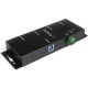Concentrador Hub USB3.0 4PTOS Industrial Riel DIN  STARTECH ST4300USBM