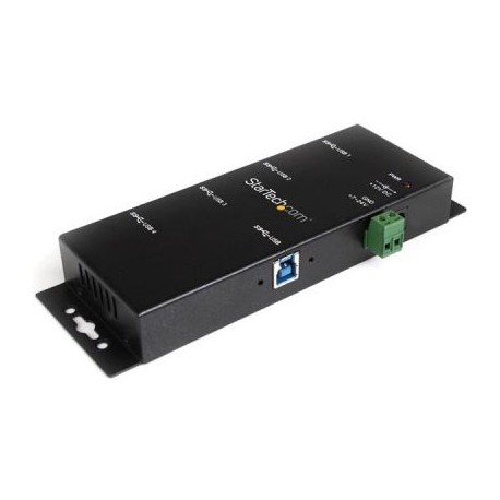 Concentrador Hub USB3.0 4PTOS Industrial Riel DIN  STARTECH ST4300USBM