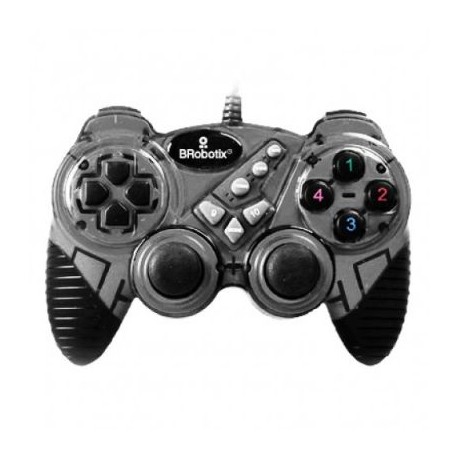 CONTROL PARA JUEGOS RUMBLEPAD BROBOTIX GRIS 751899G