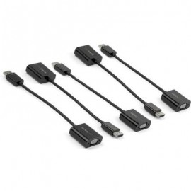 ADAPTADOR DISPLAYPORT A VGA STARTECH 1920p PACK 5 PIEZAS DP2VGA3X5