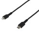 CABLE USB-C A LIGHTNING STARTECH 2M NEGRO CERTIFICADO RUSBCLTMM2MB