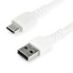 CABLE USB-C STARTECH 1M BLANCO RUSB2AC1MW
