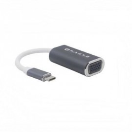 ADAPTADOR USB TIPO C A VGA NACEB NA-0110 - PLATA