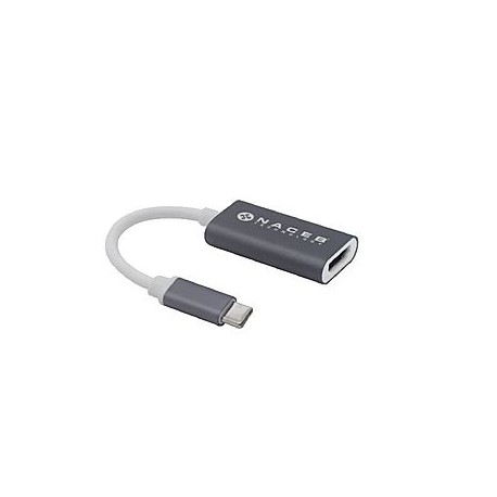 ADAPTADOR USB TIPO C A HDMI NACEB TECHNOLOGY NA-0114 PLATA