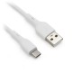 CABLE USB TIPO C BROBOTIX USB A V2.0 1M BLANCO 963202