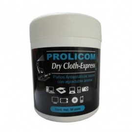 TOALLAS ANTIESTATICAS PROLICOM DRY CLOTH-EXPRESS PANTALLAS/PLASTICO