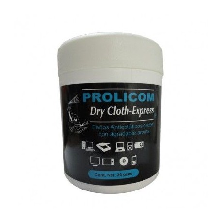 TOALLAS ANTIESTATICAS PROLICOM DRY CLOTH-EXPRESS PANTALLAS/PLASTICO