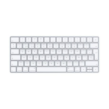 TECLADO INALAMBRICO MAGIC KEYBOARD APPLE MLA22LZ/A-BT BLANCO PLATA