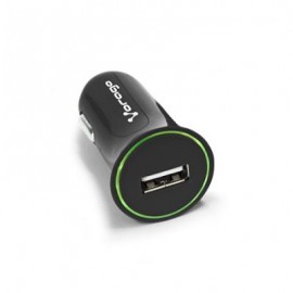 CARGADOR PARA AUTO VORAGO 1 PUERTO USB NEGRO BLISTER AU-101 -BK