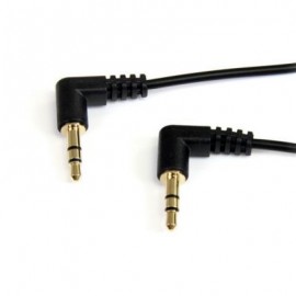 Cable 0.9m Audio  Estereo Conector Angulo 3.5mm  STARTECH MU3MMS2RA