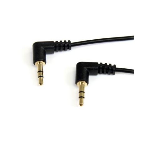 Cable 0.9m Audio  Estereo Conector Angulo 3.5mm  STARTECH MU3MMS2RA