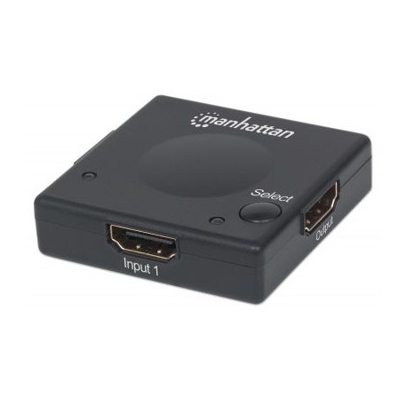 SWITCH HDMI MANHATTAN 2 PUERTOS 1080P 207911