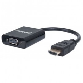 CONVERTIDOR MANHATTAN VIDEO HDMI A SVGA, NEGRO 151436