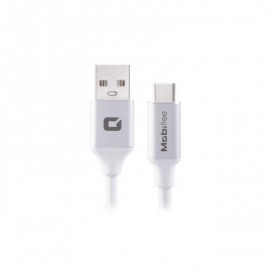 CABLE USB A TIPO C MOBIFREE 1M USB 2.0 USB C M/M 1 M BCO MB-923644