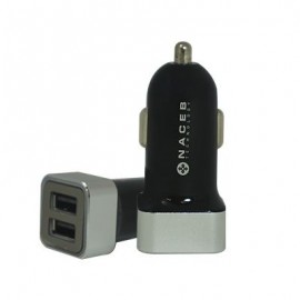 CARGADOR PARA AUTO NACEB TECHNOLOGY NA-602 AUTO NEGRO