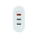 CARGADOR DE PARED MOBIFREE 3 PUERTOS USB BLANCO MB-923378