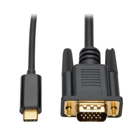CABLE ADAPTADOR USB 3.1 USB-C VGA M/M THUNDERBOLT 3 1080P 0.91 M