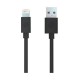 CABLE LIGHTNING GETTTECH PARA APPLE 1.5M NEGRO (JL-3570)