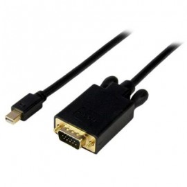 Cable 1.8m  Activo  Mini DisplayPort a VGA Negro  STARTECH MDP2VGAMM6B
