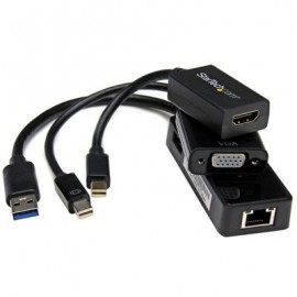 Juego Adaptadores HDMI VGA USB de Surface Pro 3  STARTECH MSTP3MDPUGBK