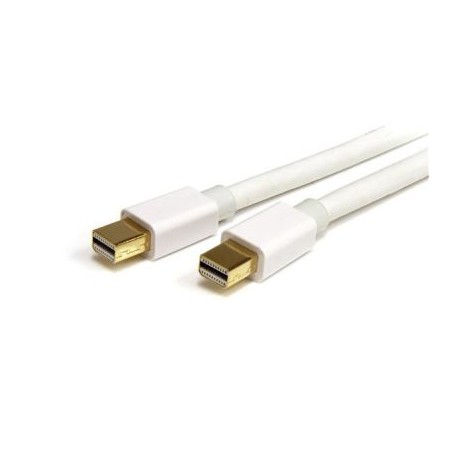 Cable Convert 2m  Mini DisplayPort DP Blanco 4k 1.2  STARTECH MDPMM2MW