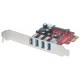 TARJETA PCIe USB 3.0 4 PUERTOS MANHATTAN 152884