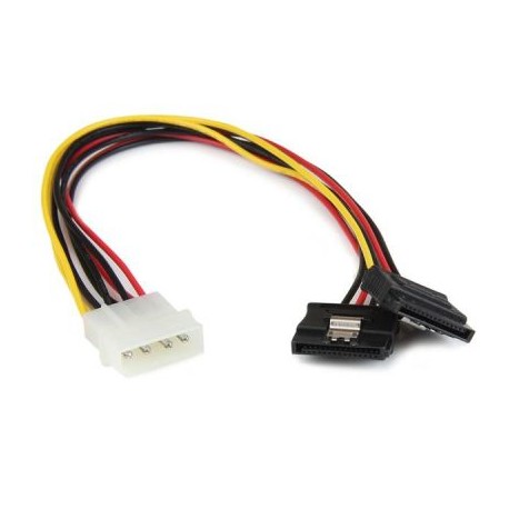 Cable 30cm Corriente  LP4 Molex a Doble SATA STARTECH PYO2LP4LSATA