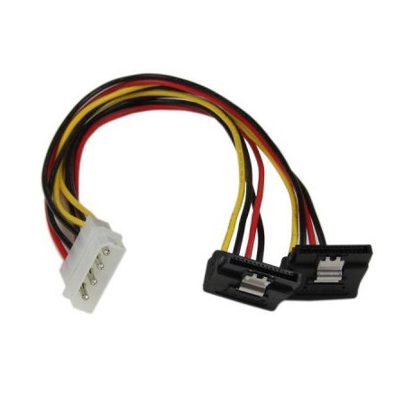 Cable 30cm Corriente Divisor Molex a 2x SATA STARTECH PYO2LP4LSATR