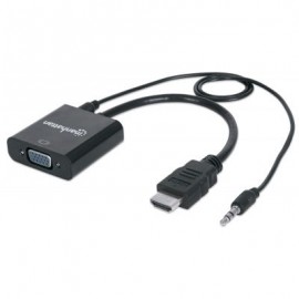 CONVERTIDOR MANHATTAN HDMI A SVGA+AUDIO 151450