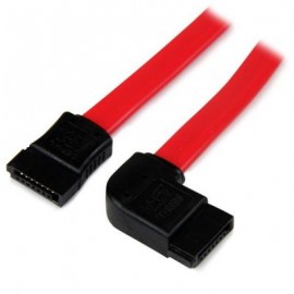 Cable 45cm SATA Serial ATA Rojo  Angulo Izquierda  STARTECH SATA18LSA1