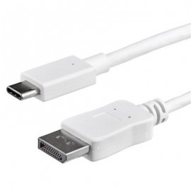 CABLE STARTECH DE 1M USB-C A D DISPLAYPORT 4K BLANCO CDP2DPMM1MW