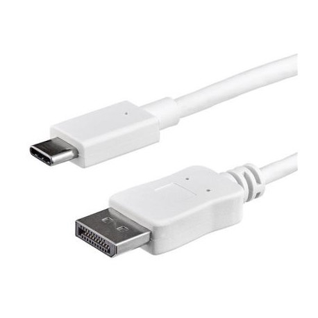 CABLE STARTECH DE 1M USB-C A D DISPLAYPORT 4K BLANCO CDP2DPMM1MW
