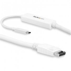 CABLE STARTECH DE 3M USB-C A DISPLAYPORT 4K BLANCO CDP2DPMM3MW