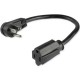 CABLE STARTECH EXTENSION NEMA 5-15R A NEMA 5-15P CODO PLANO PAC101R1