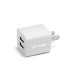 CARGADOR PARA PARED VORAGO AU-106 CON 2 PUERTOS USB BLANCO